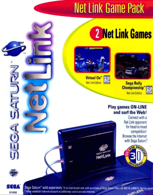 Net Link Game Pack box art for Sega Saturn